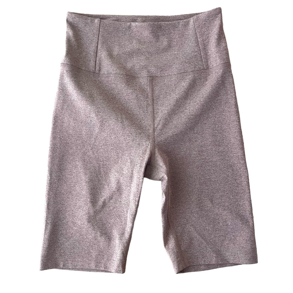 Girlfriend collective muted mauve pink compression biker shorts size small